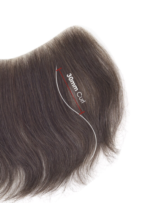 Kisslily Hair SuperSkin-F|Men's Frontal Hair Pieces Made with a Super Thin Skin Base [ SK01 ]