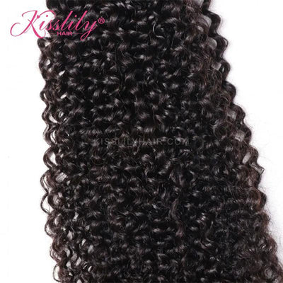 Kisslily Hair 1 PC Deep Curly Indian Virgin Bundle [ WEFT04]-Hair Accessories-Kisslilyhair