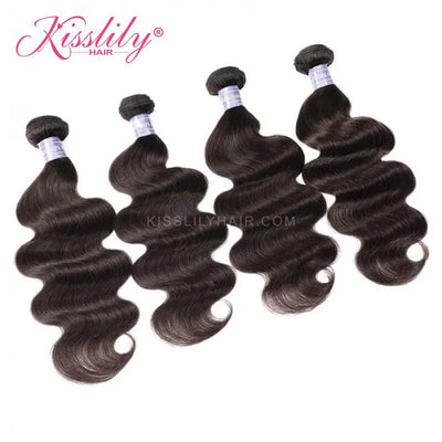 Kisslily Hair 13x4 HD Lace Frontal Body Wave With 4 bundles [FW08]