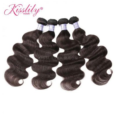 Kisslily Hair 13x4 HD Lace Frontal Body Wave With 4 bundles [FW08]