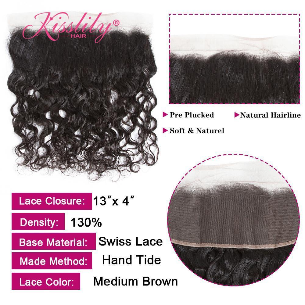 Kisslily Hair 13x4 Lace Frontal Water Wave [FR04]-Hair Accessories-Kisslilyhair