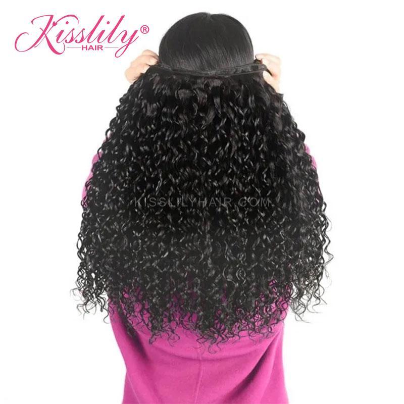 Kisslily Hair 2 PCs Water Wave Indian Virgin Bundle [WEFT16]-Hair Accessories-Kisslilyhair