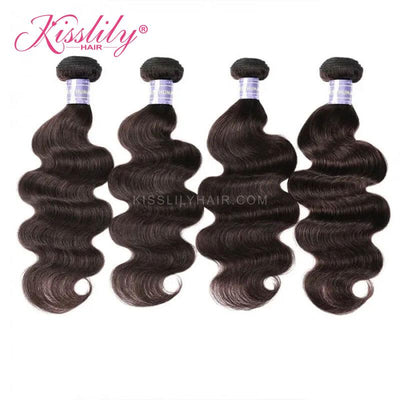 Kisslily Hair 4x4 Closure Body Wave With 4 Bundles [CW01]