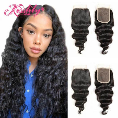 Kisslily Hair 4x4 Lace Closure Loose Wave [CL04]-Hair Accessories-Kisslilyhair