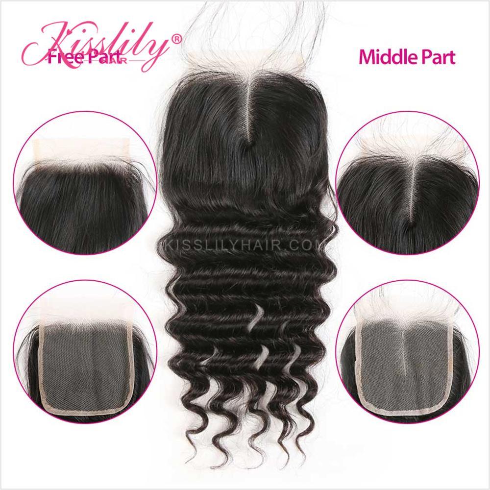 Kisslily Hair 4x4 Lace Closure Loose Wave [CL04]-Hair Accessories-Kisslilyhair