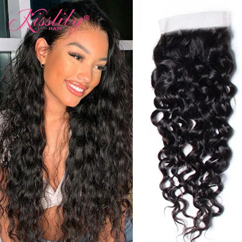 Kisslily Hair 4x4 Lace Closure Water Wave [CL05]-Hair Accessories-Kisslilyhair