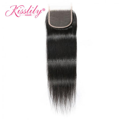 Kisslily Hair 4x4 Silky Straight Lace Closure [CL06]