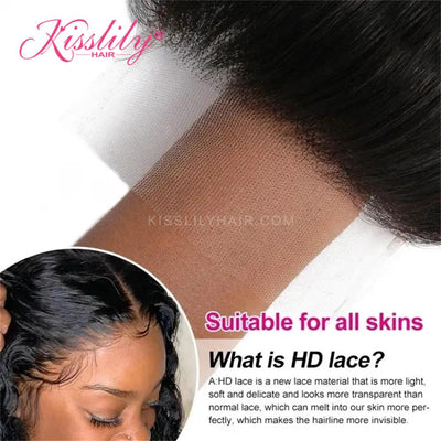 Kisslily Hair 5x5 HD Lace Closure Deep Curly [CL15]