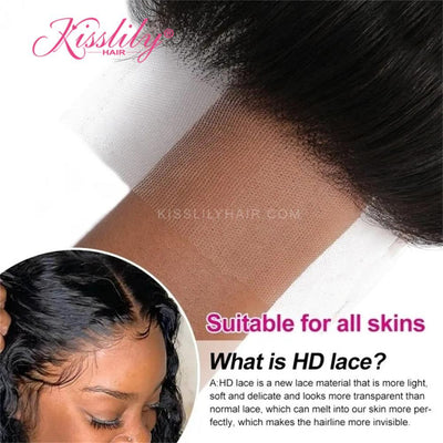 Kisslily Hair 5x5 HD Lace Closure Loose Wave [CL16]-Hair Accessories-Kisslilyhair