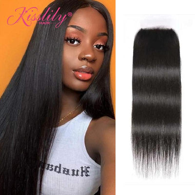 Kisslily Hair 5x5 HD Lace Closure Silky Straight [CL17]-Hair Accessories-Kisslilyhair