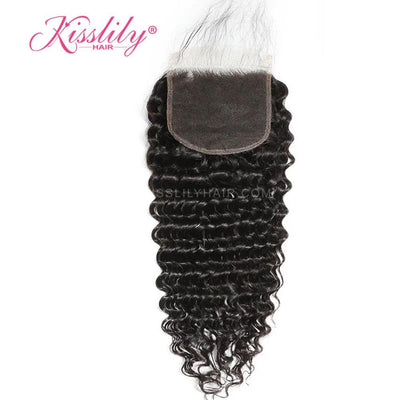 Kisslily Hair 5x5 Lace Closure Deep Wave [CL08]-Hair Accessories-Kisslilyhair