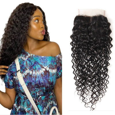Kisslily Hair 5x5 lace Closure Deep Curly [CL09]
