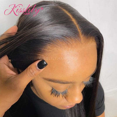 Kisslily Hair *New Melted Hairline HD Lace Wig* Silky Straight 13x4 Lace Front Wig [NAW52]-Hair Accessories-Kisslilyhair